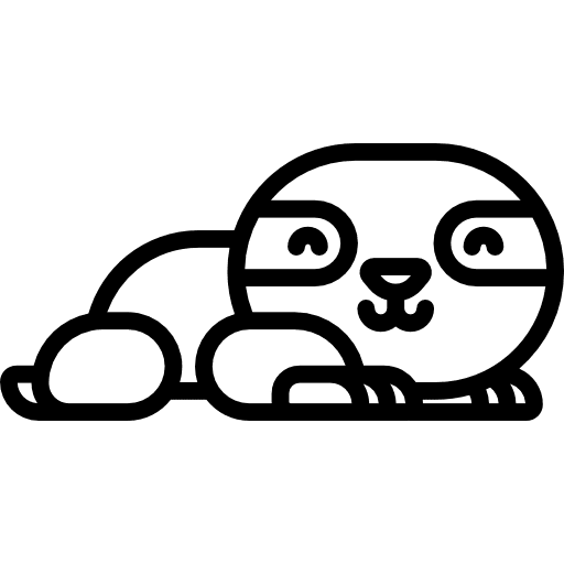 Sloth mammal zoo wildlife icon