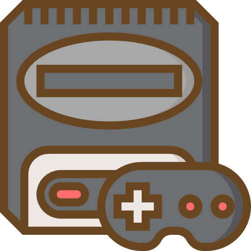 Console electronic game console device icon