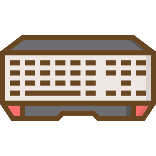 Console gamer multimedia device icon