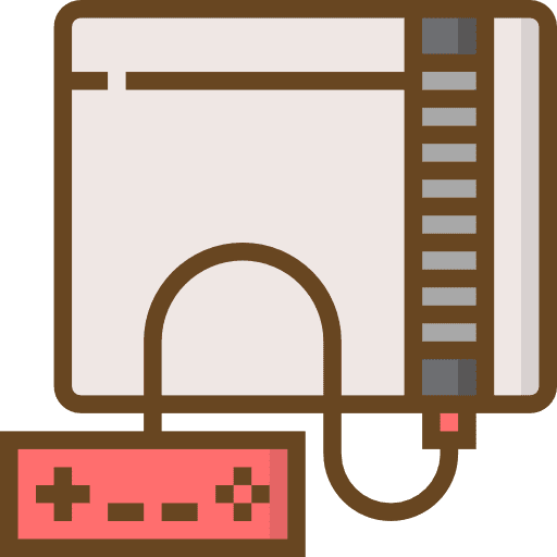 Console gaming device technology icon