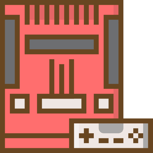 Console multimedia gaming game console icon