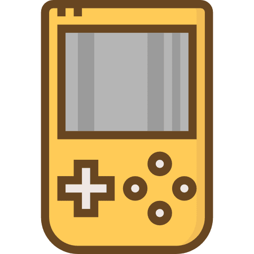 Game boy game controller technology video game icon
