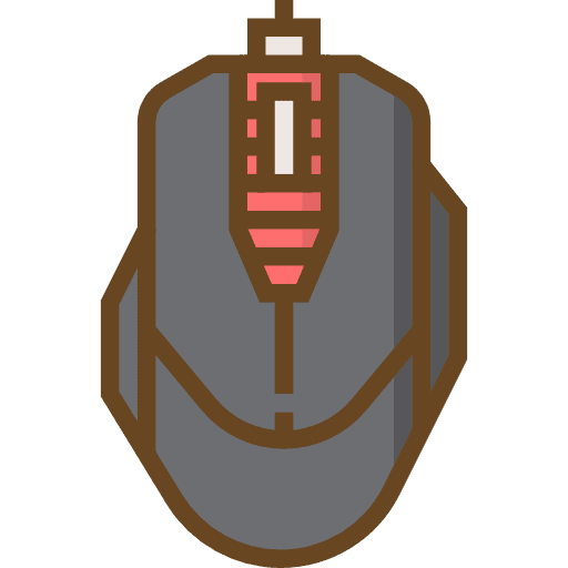 Mouse electronic technological gaming icon