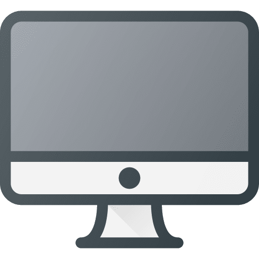Imac technology monitor screen icon