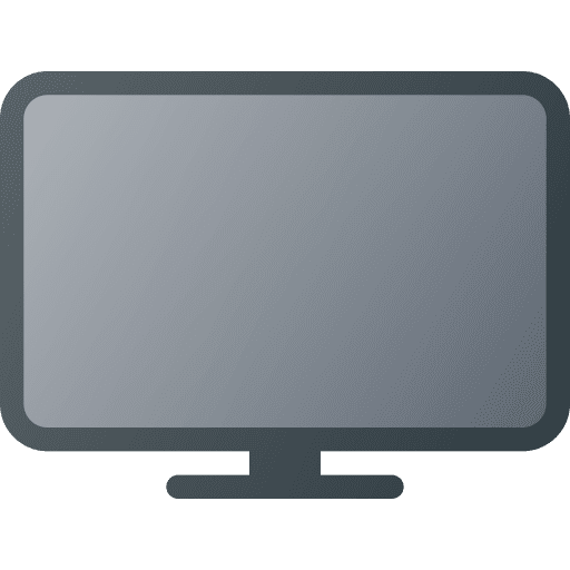 Monitor screen tv electronics icon