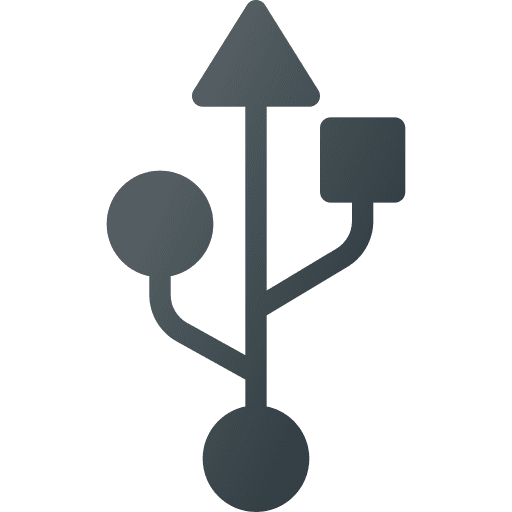 Usb connection symbol usb icon