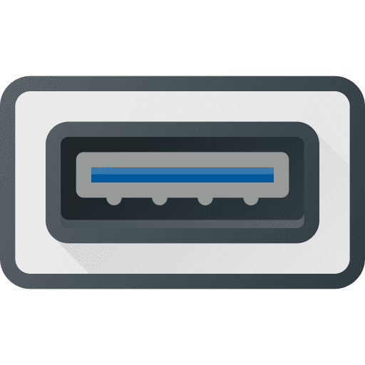 Usb port cable plug electronics icon