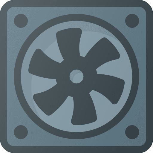 Cooler electronic cooler technology icon
