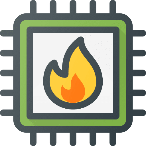 Cpu cpu chip technology icon