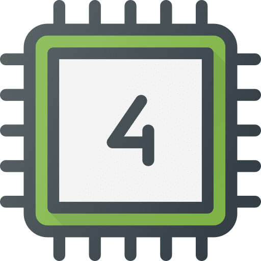 Cpu technology electronics electronic icon