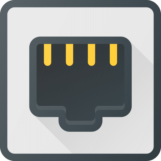 Ethernet technology ethernet internet icon