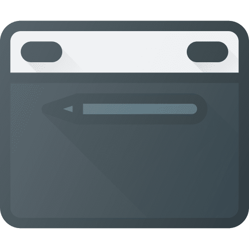 Graphic tablet graphic tablet electronic interface icon