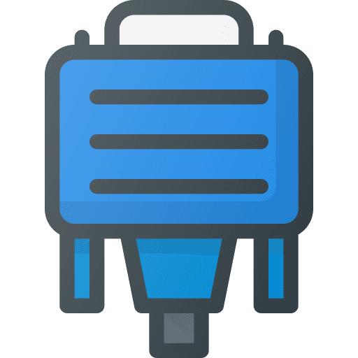 Vga serial connection electronic icon