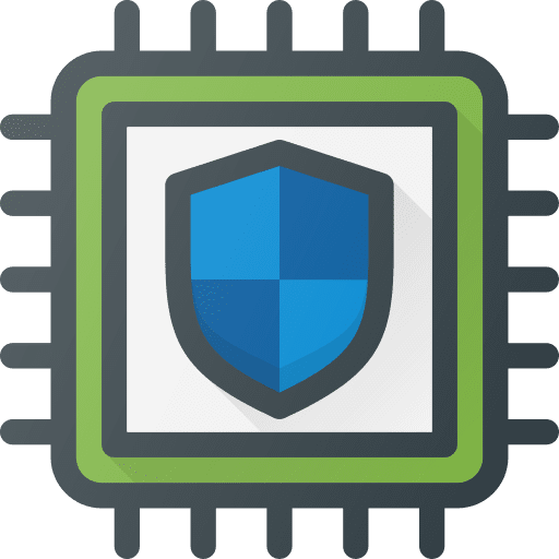 Cpu technology processor protect icon
