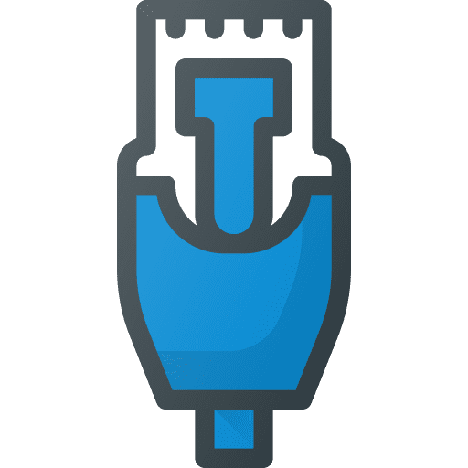 Ethernet cable networking ethernet icon