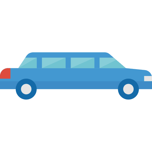 Limousine automobile transport limousine icon