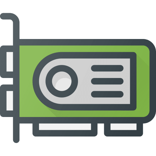 Video card video card device technology icon