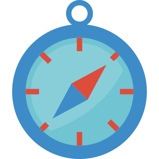 Compass navigation compass cursor icon