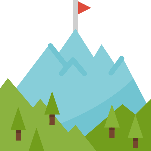 Mountain mountain landscape nature icon