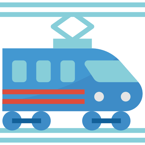 Train transport transportation railway icon