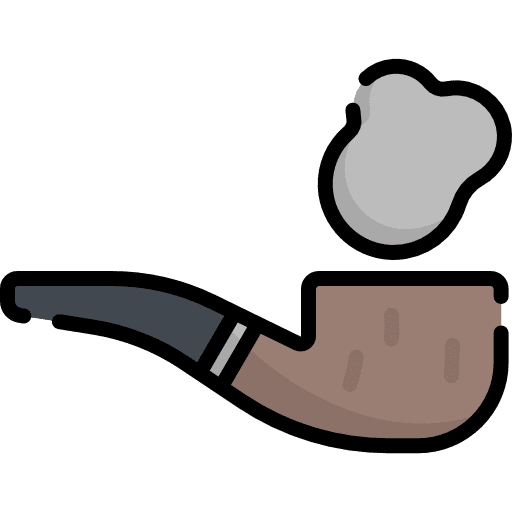 Pipe tobacco unhealthy smoking icon