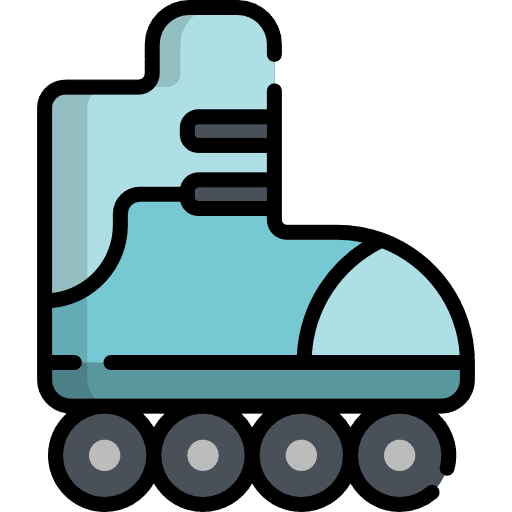 Roller skate skater sports skate icon