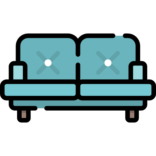 Sofa confort sofa furniture and household icon