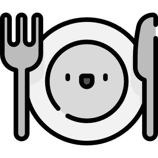 Dinner cutlery fork tools and utensils icon