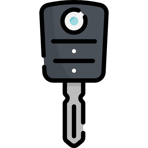 Key door key access tools and utensils icon