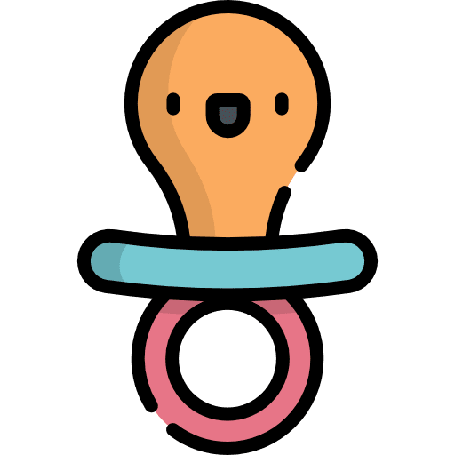 Pacifier children babies toy icon
