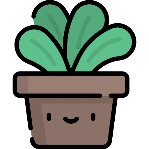 Plant pot botanic plant icon