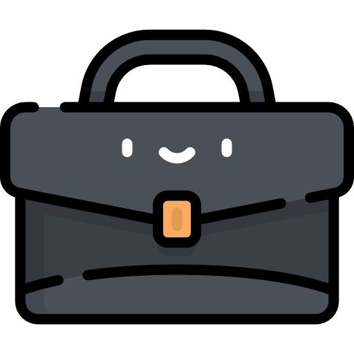 Portfolio bag portfolio briefcase icon