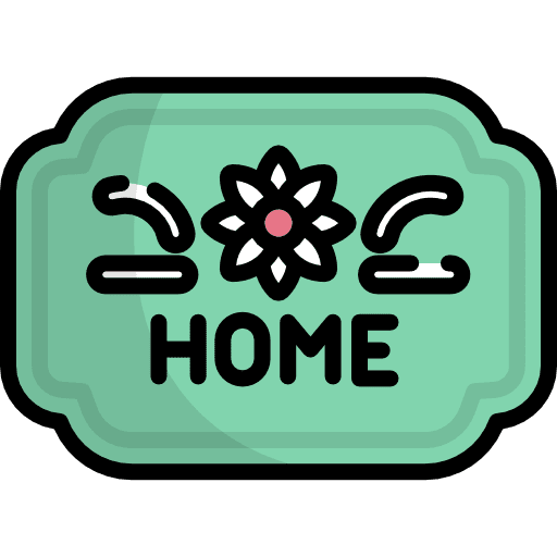 Rug furniture and household ornament buildings icon