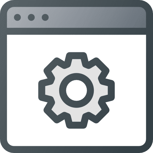 App screen cellphone seo and web icon