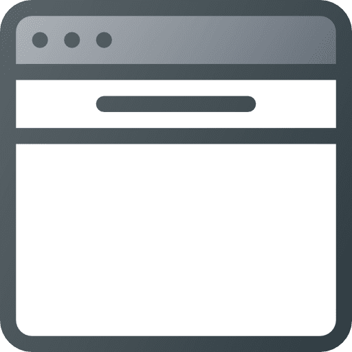 Header internet header interface icon