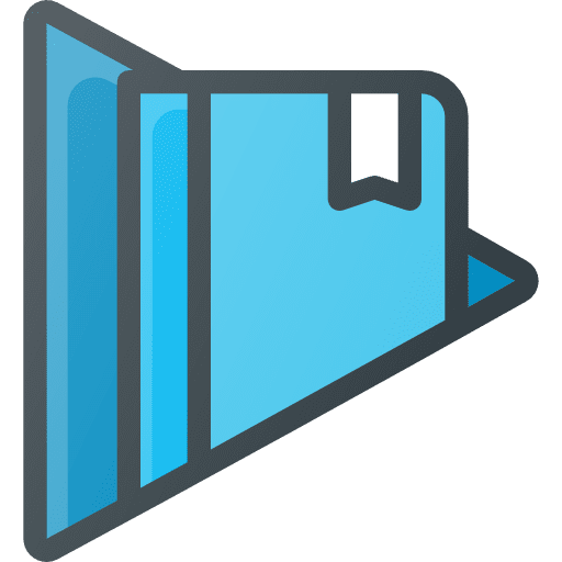 Play play button seo and web education icon