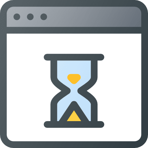 Loading sand clock timer clock icon