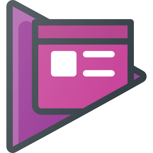 Play multimedia play button music player icon