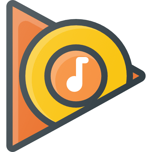 Play multimedia seo and web music player icon
