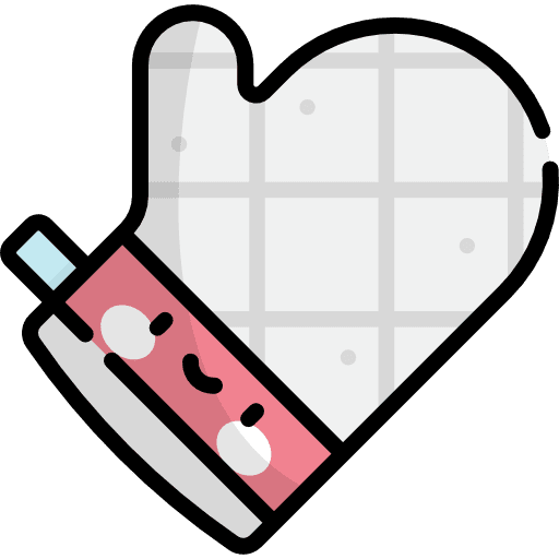 Mitten kitchen mitten tools and utensils icon