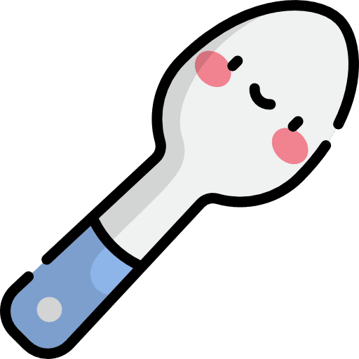 Spoon tools and utensils tea utensil icon