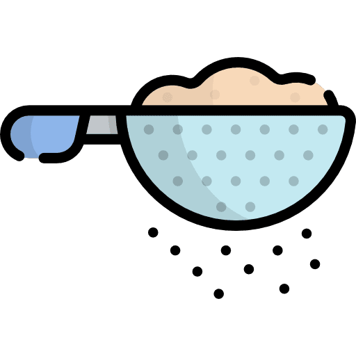 Strainer holes kitchenware furniture and household icon