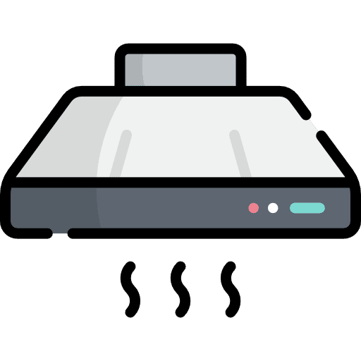 Extractor hood technology tools and utensils extractor hood icon