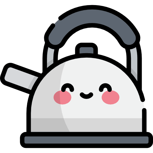 Teapot shape tool side view icon