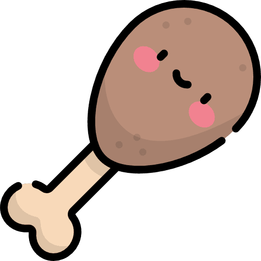 Chicken chicken barbeque drumstick icon