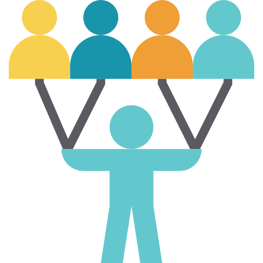 Group team people men icon