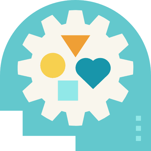 Thinking think gears thinking icon