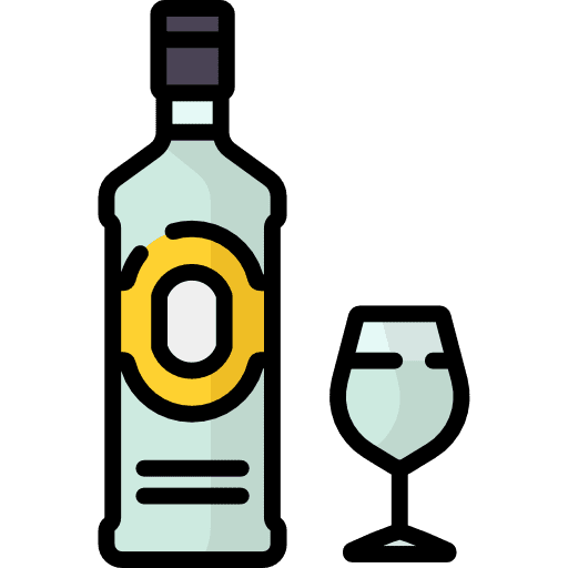 Gin alcoholic drinks alcohol gin icon