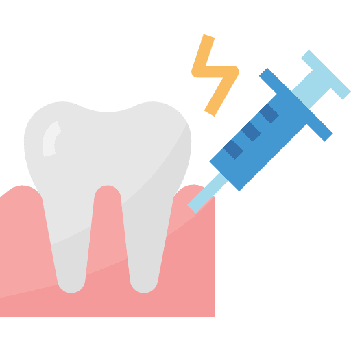 Anesthesia medical mouth molar icon