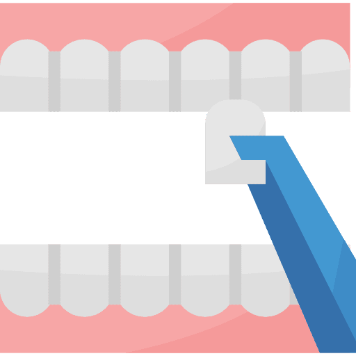 Dental dentist teeth crown icon